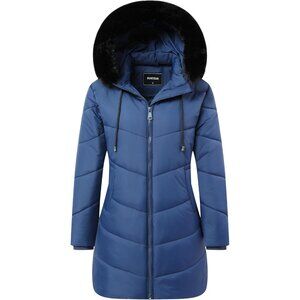 Women's Waterproof Winter Warm Down Coat | Windproof Puffer Jacket with Detachab